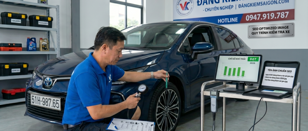 Hướng dẫn tự kiểm tra xe ô tô tại nhà trước khi đi đăng kiểm năm 2026